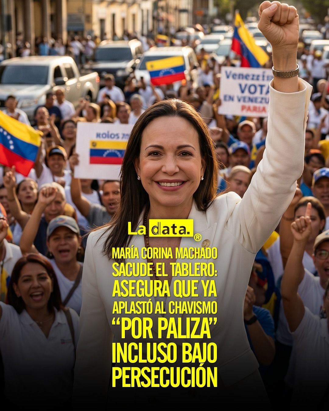 #ladata #TendenciaPolítica #MaríaCorinaMachado #Venezuela