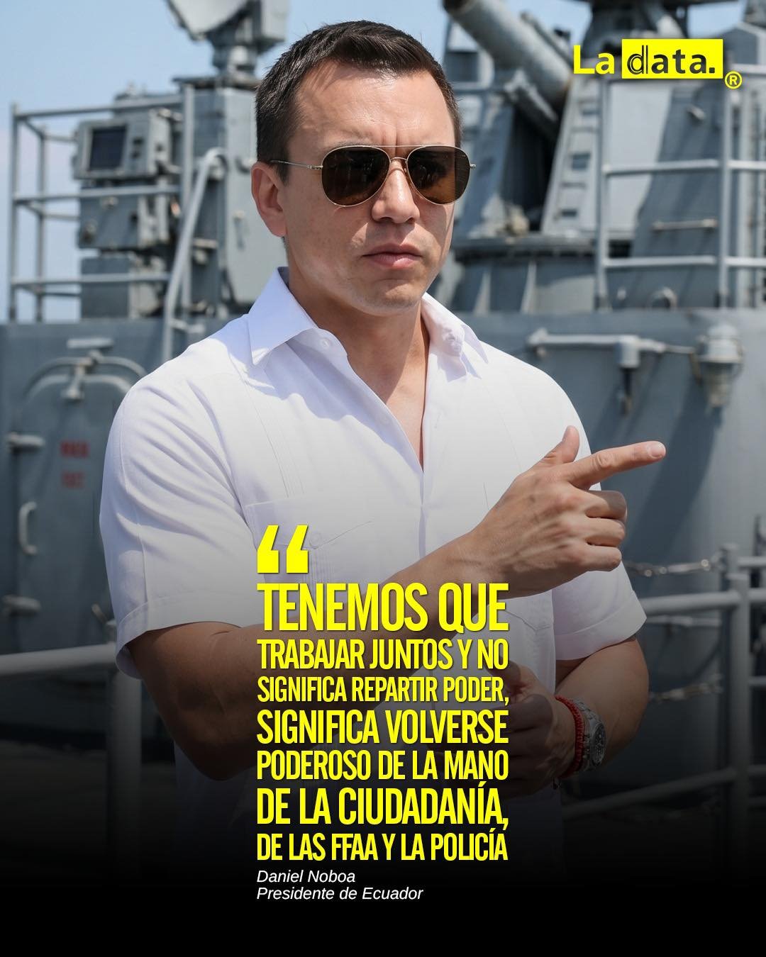 @ladataec #ladata #TendenciaPolítica #DanielNoboa #PuertoBolívar