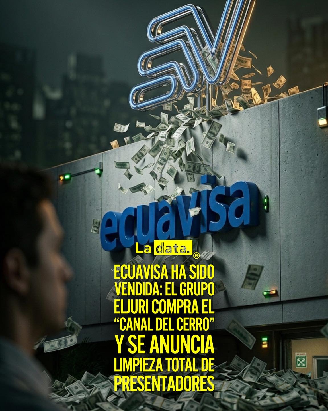 Ecuavisa ha sido vendida: El Grupo Eljuri compra el “Canal del Cerro” y se anuncia limpieza total de presentadores 📺💰
