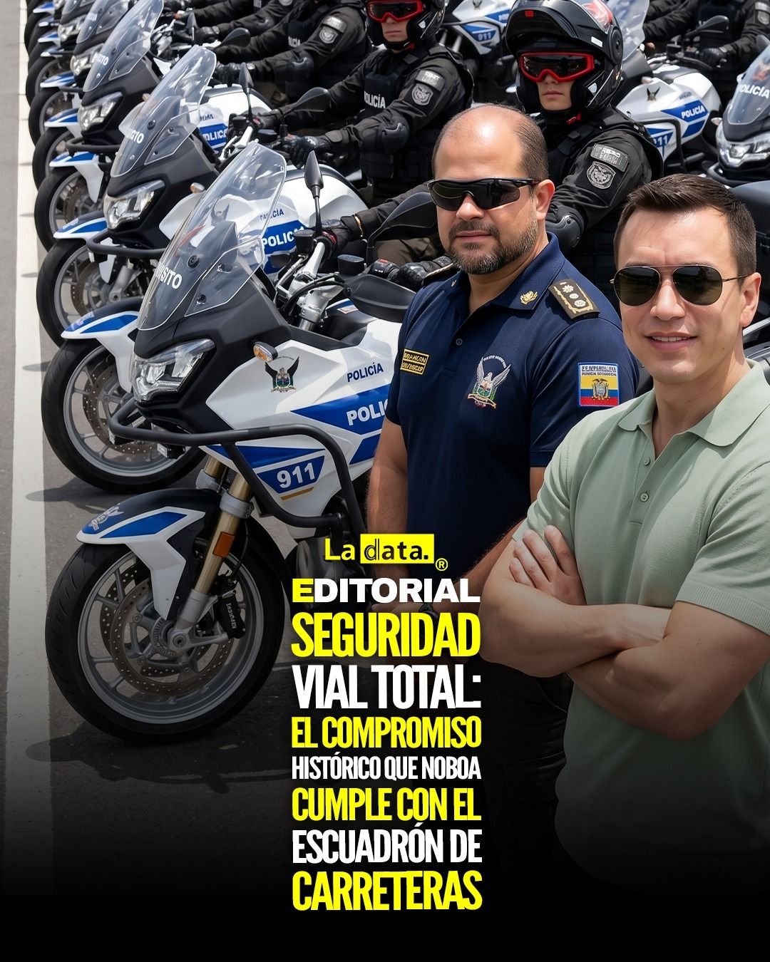 @ladataec 👈  #ladata #TendenciaPolítica #DanielNoboa #SeguridadVial