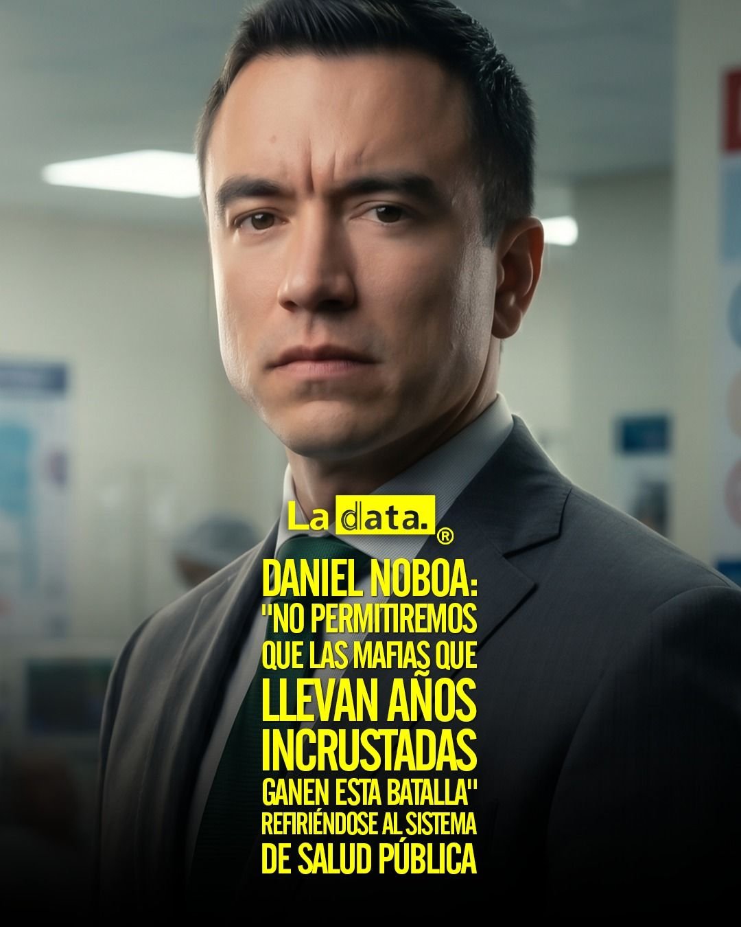@ladataec👈  #LaData #TendenciaPolítica #DanielNoboa #Salud