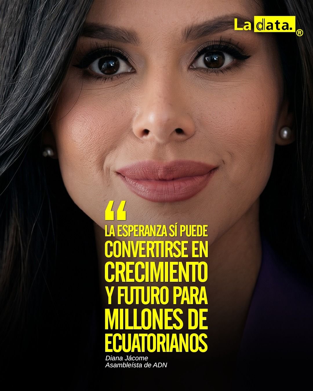 @ladataec #ladata #TendenciaPolítica #DanielNoboa #DianaJácome