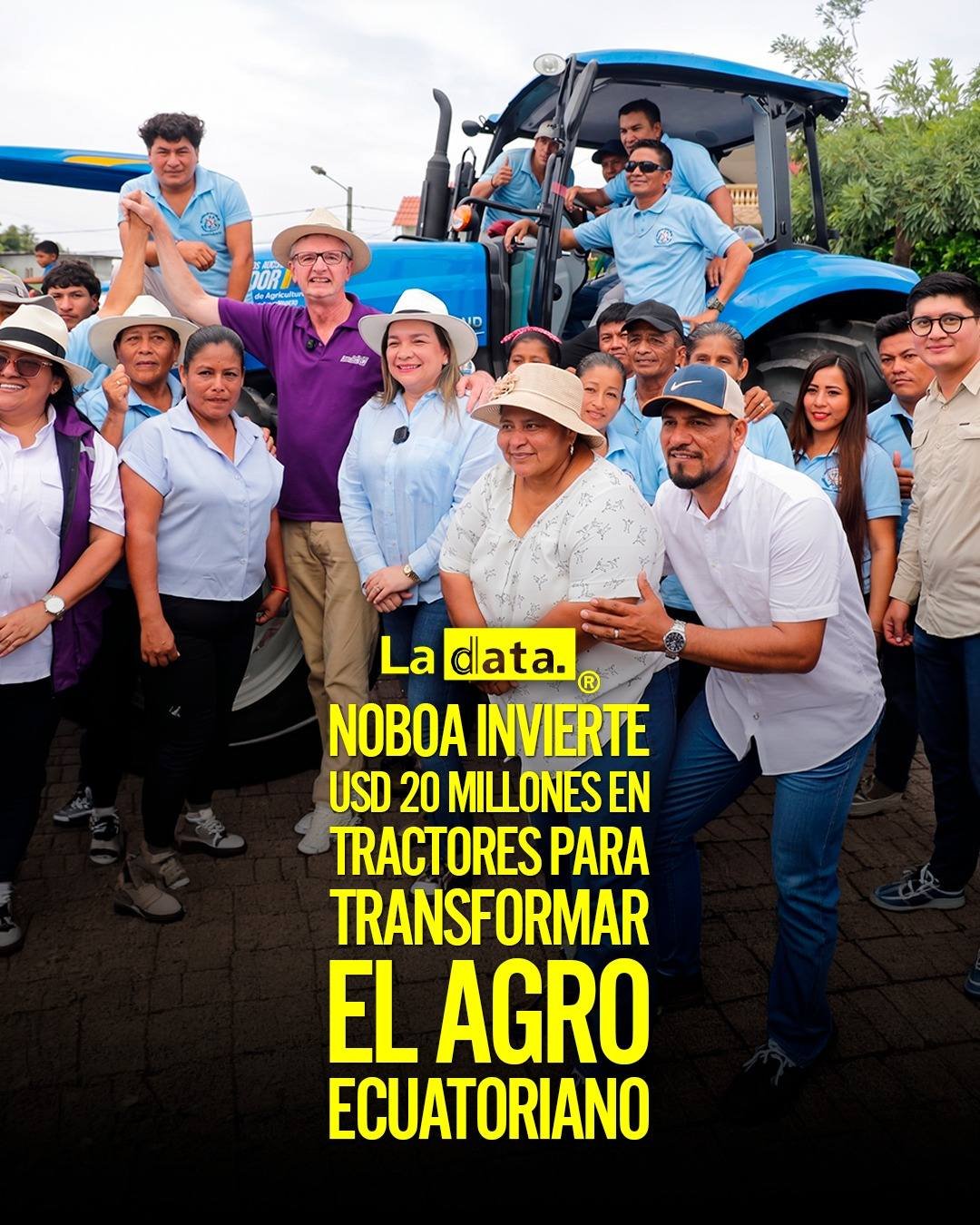 @ladataec 👈 #ladata #TendenciaPolítica #DanielNoboa #MinisterioAgricultura