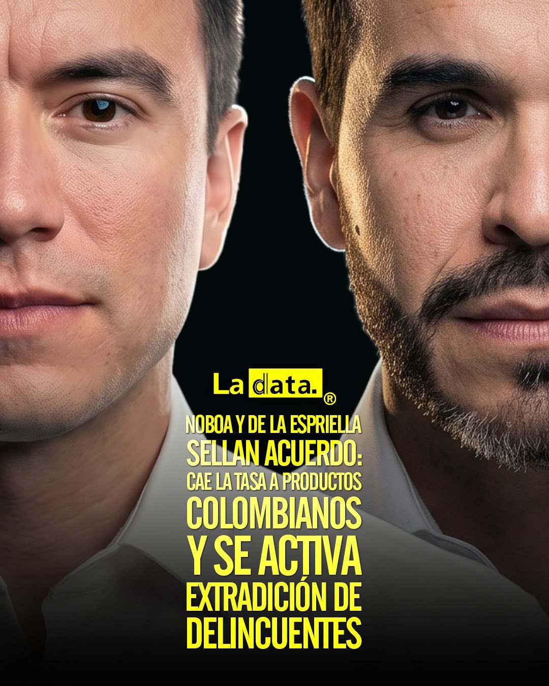 @ladataec #LaData #TendenciaPolítica #DanielNoboa #Colombia