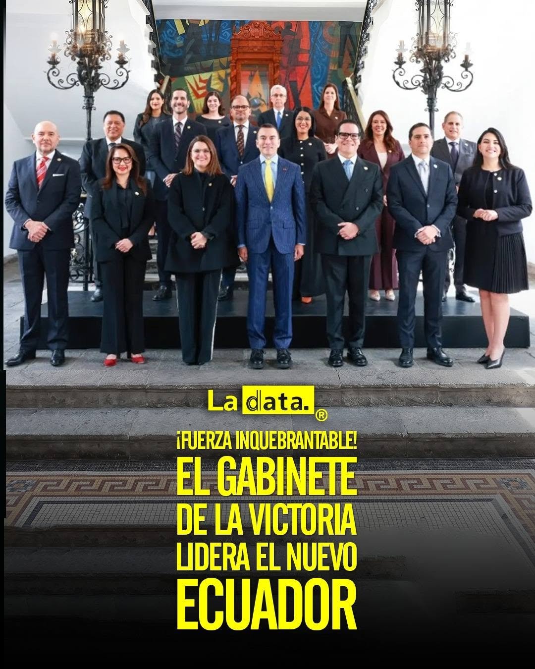 @ladataec #ladata #TendenciaPolítica #Gabinete2026 #DanielNoboa