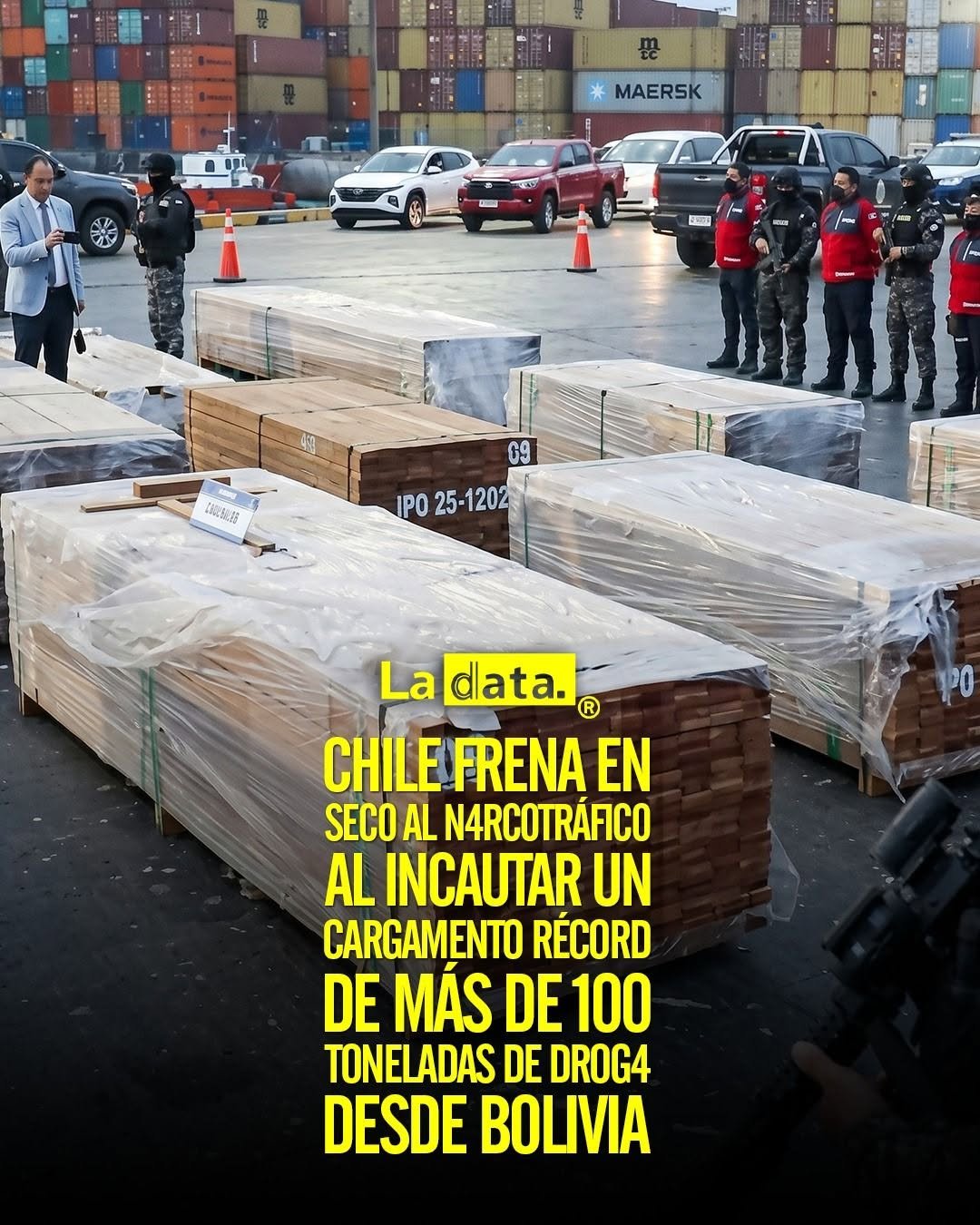 @ladataec 👈  #ladata #TendenciaPolítica #Chile #Bolivia #Narcotráfico