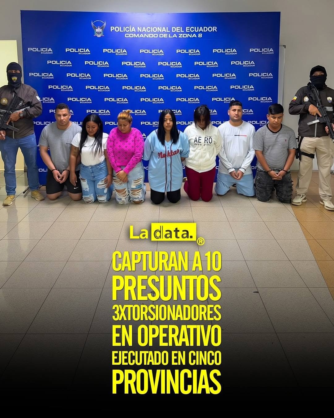 @ladataec👈 #ladata #TendenciaPolítica #Ecuador #Seguridad #PolicíaNacional #Extorsión