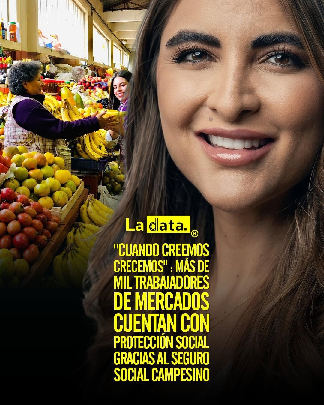 @ladataec  #ladata #TendenciaPolítica #GiovannaUbidia #SeguroSocialCampesino