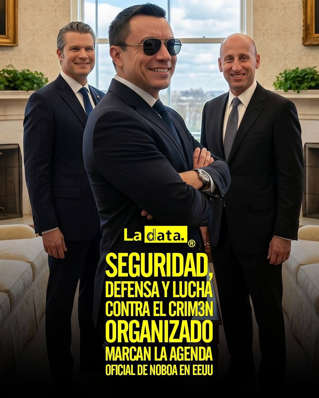 @ladataec👈 #ladata #TendenciaPolítica #DanielNoboa #EEUU