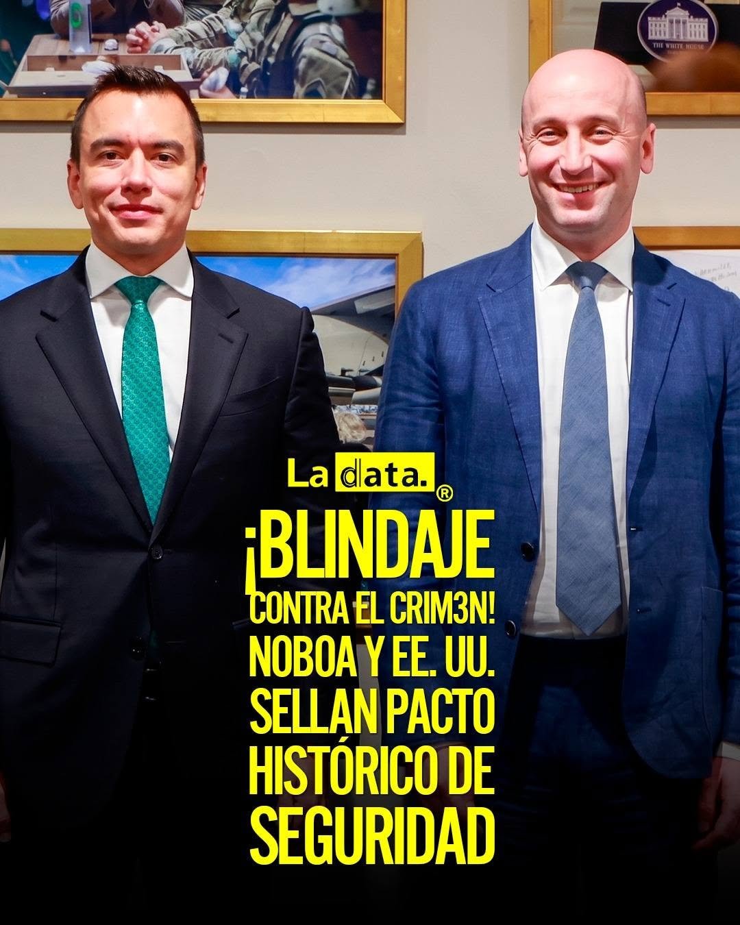 @ladataec👈 #LaData #TendenciaPolítica #DanielNoboa #EEUU