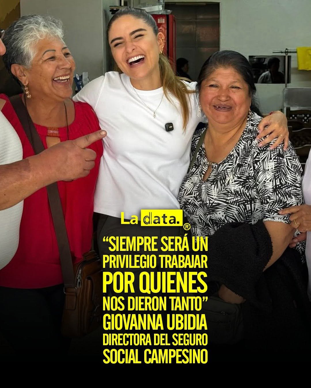 @ladataec  #ladata #TendenciaPolítica #GiovannaUbidia #AdultosMayores