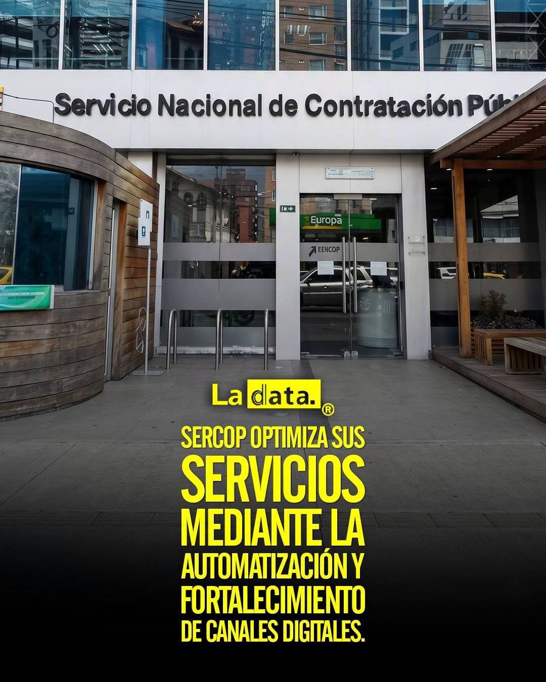 @ladataec  #ladata #TendenciaPolítica #SERCOP #AtenciónCiudadana