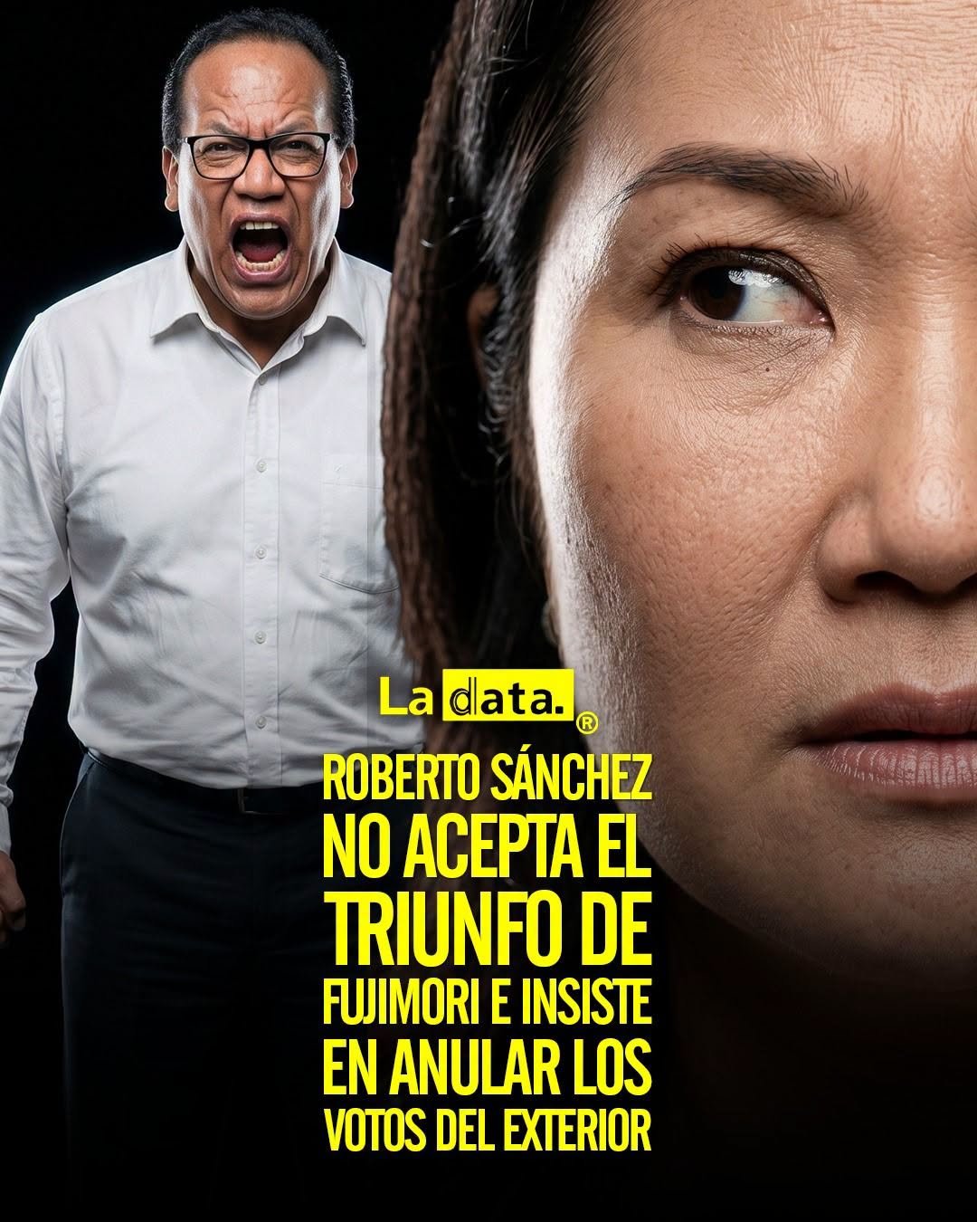 @ladataec👈 #ladata #TendenciaPolítica #RobertoSánchez #KeikoFujimori