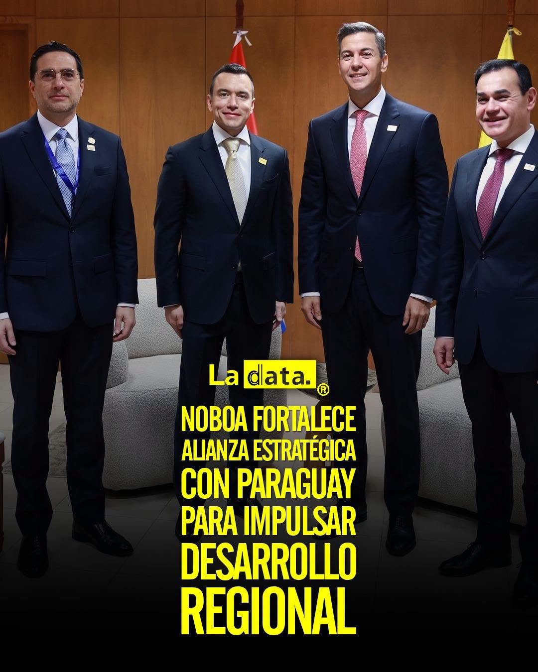 @ladataec👈 #ladata #TendenciaPolítica #DanielNoboa #Ecuador #Paraguay