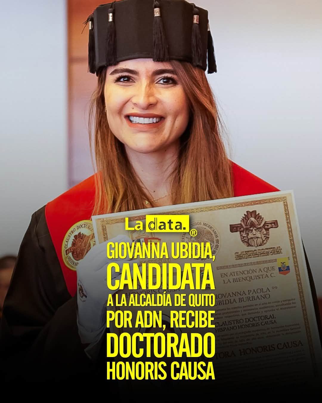 @ladataec👈 #LaData #TendenciaPolitica #GiovannaUbidia #Quito