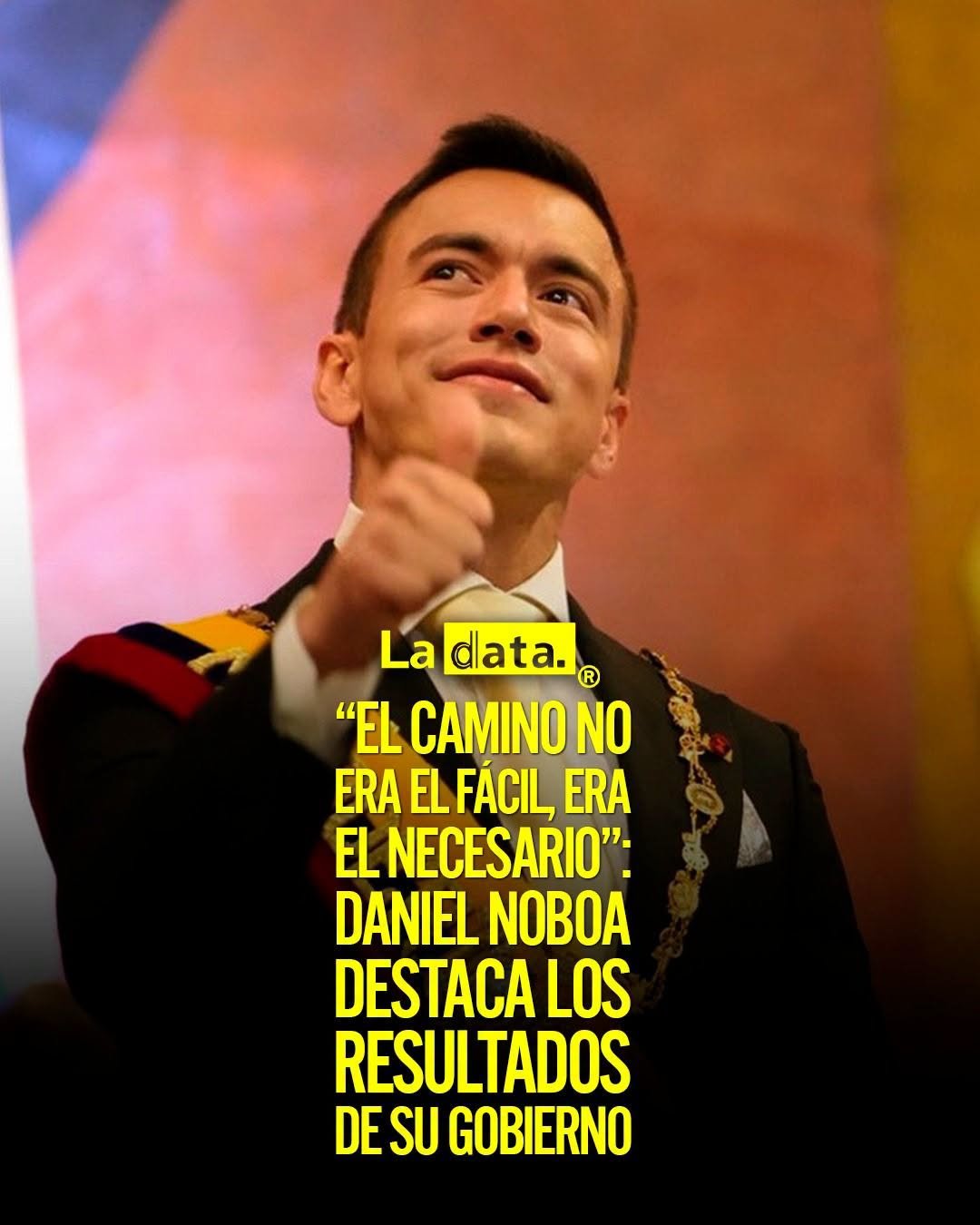 @ladataec👈 #ladata #TendenciaPolítica #DanielNoboa #GobiernoDelEcuador