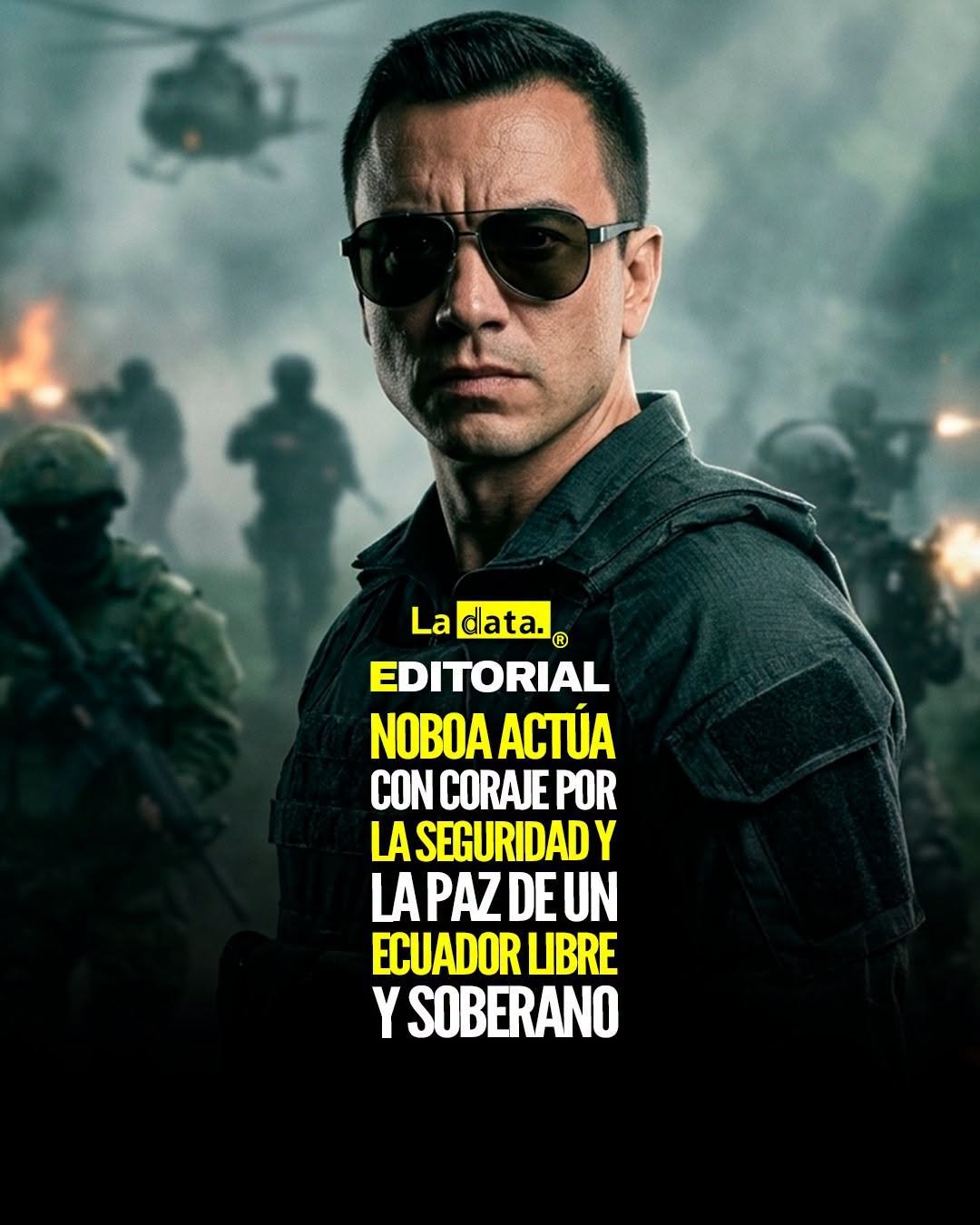 @ladataec 👈 #ladata #TendenciaPolítica #DanielNoboa #Seguridad