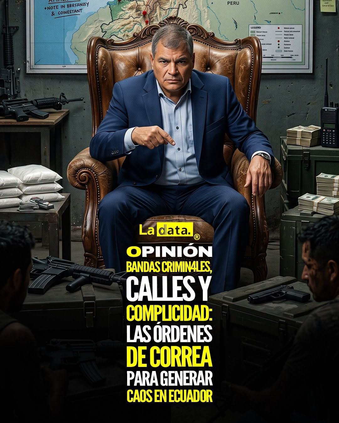 @ladataec 👈 ‎ ‎#ladata #TendenciaPolítica #RafaelCorrea #Corrupto