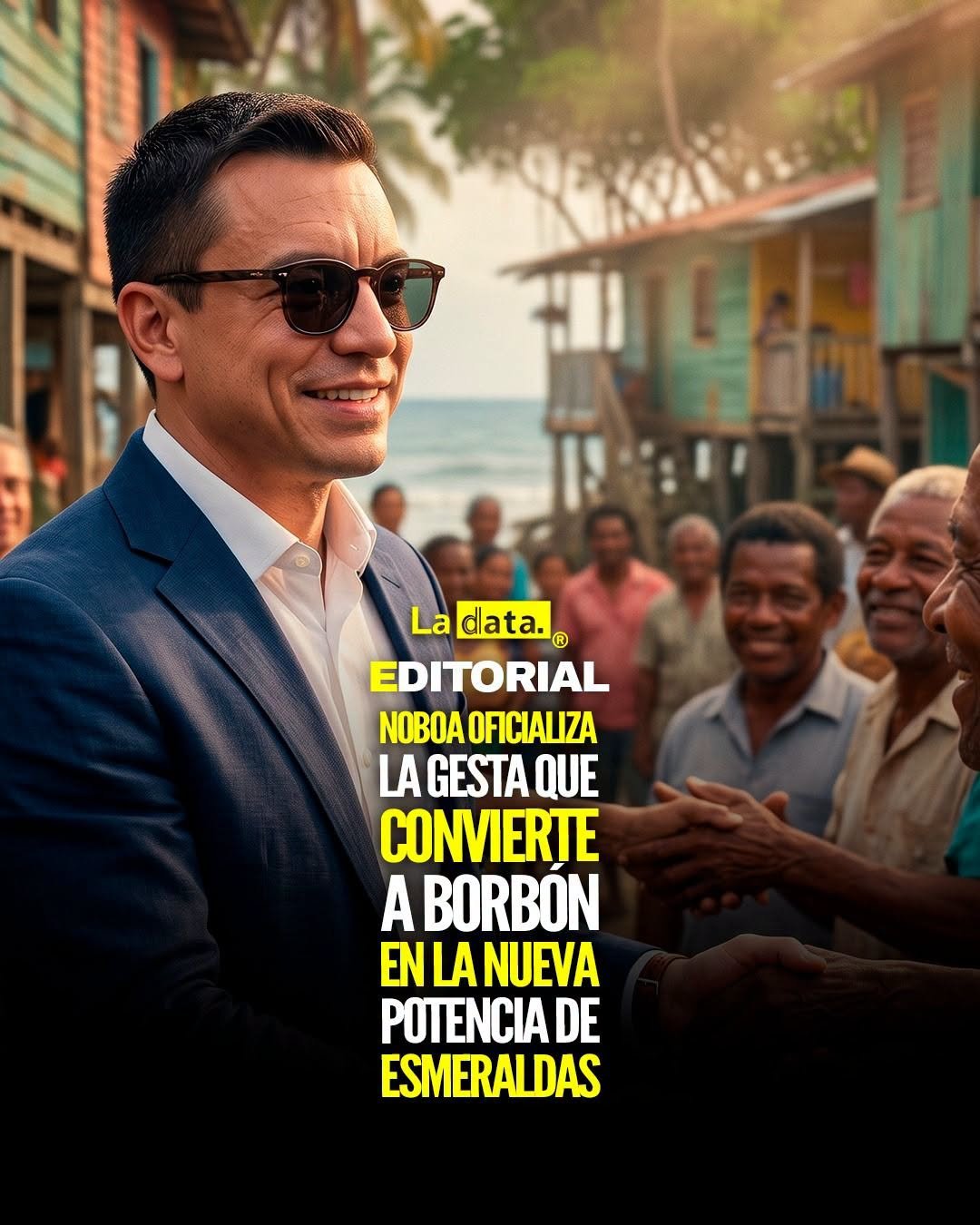 @ladataec 👈 ‎ ‎#ladata #TendenciaPolítica #DanielNoboa #Esmeraldas