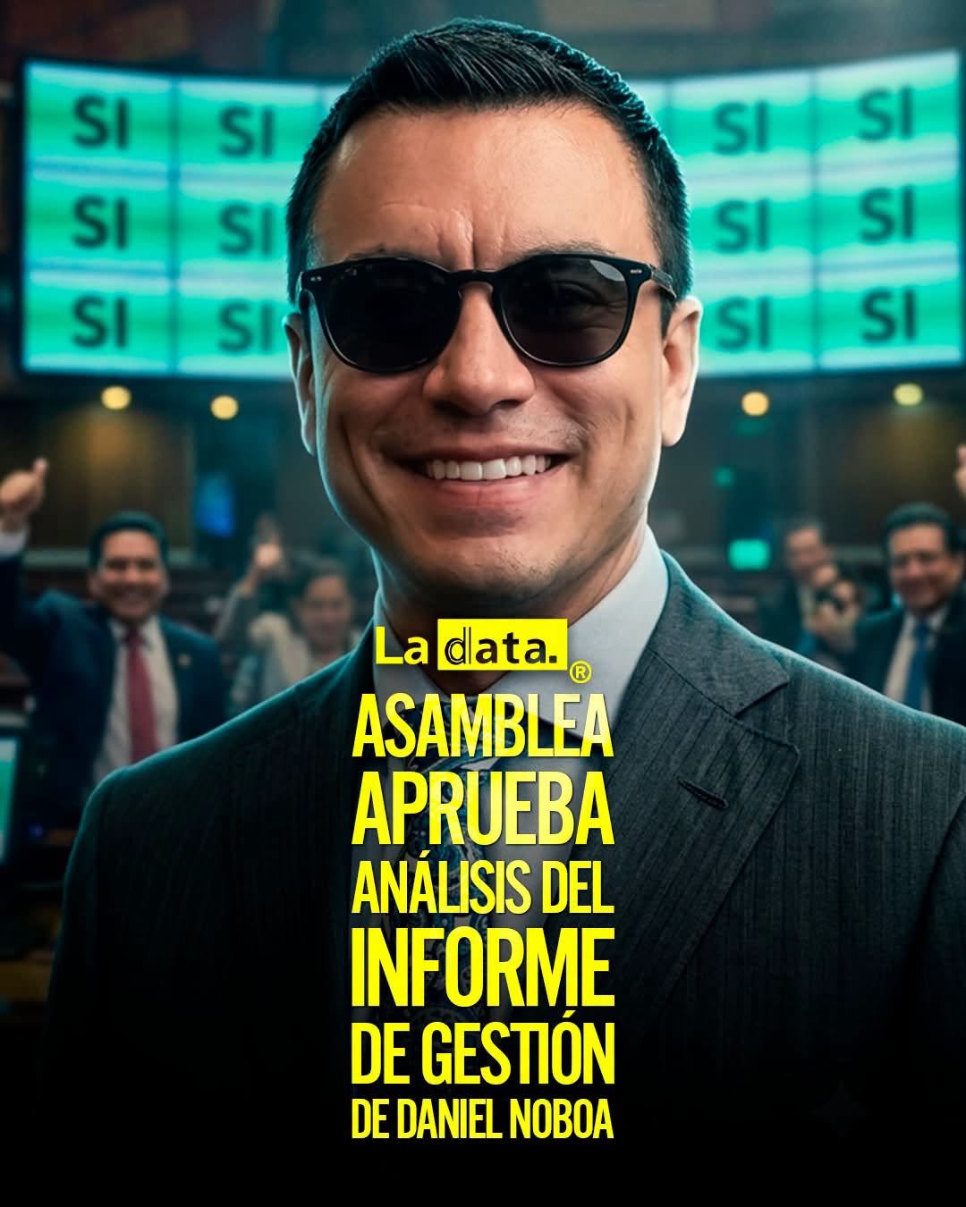 @ladataec👈 #LaData #TendenciaPolitica #AsambleaNacional #DanielNoboa