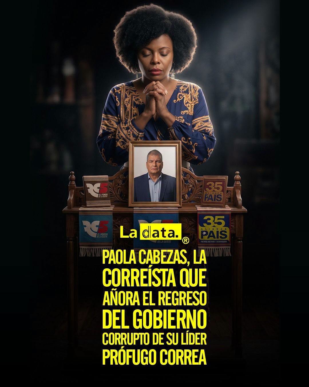 @ladataec👈 #ladata #TendenciaPolítica #Correísmo #PaolaCabezas