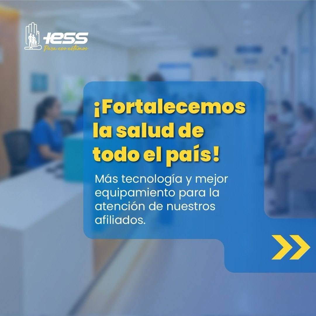 ¿Ya te enteraste de lo nuevo del #IESS? ✅ Inversión en medicamentos e insumos 🏥 Inversión en infraestructura y más #ParaEsoE