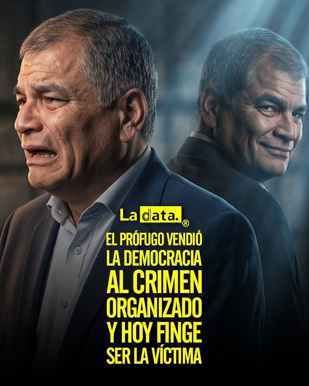 @ladataec 👈 ‎ ‎#ladata #TendenciaPolítica #RafaelCorrea #Prófugo