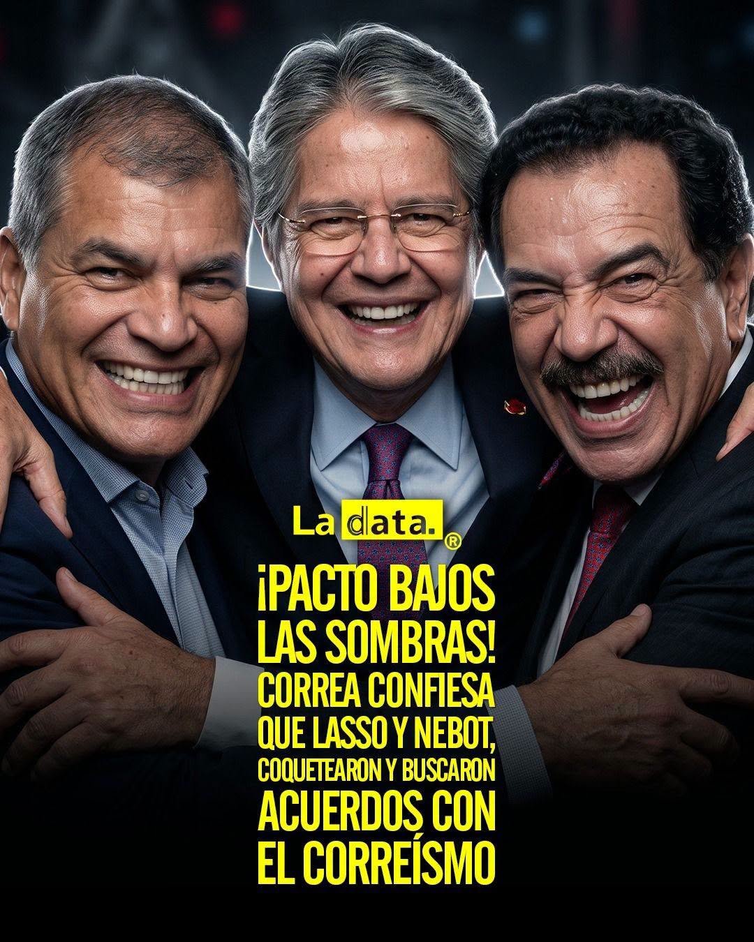 @ladataec 👈 ‎ ‎#ladata #TendenciaPolítica #RafaelCorrea #Corrupción