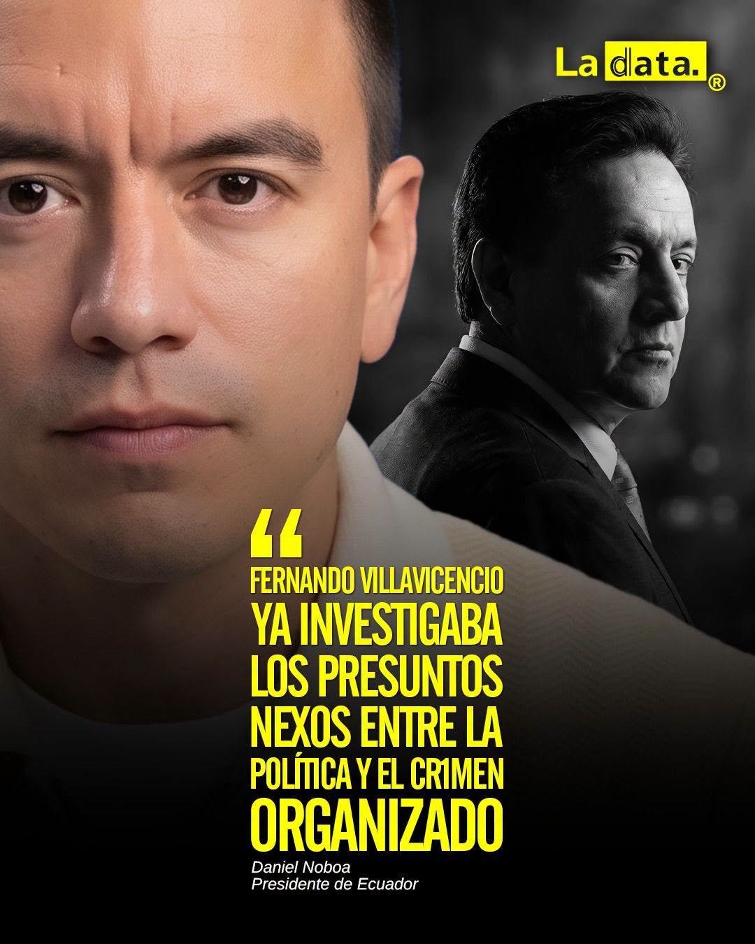 @ladataec 👈 #ladata #TendenciaPolítica #DanielNoboa #Seguridad