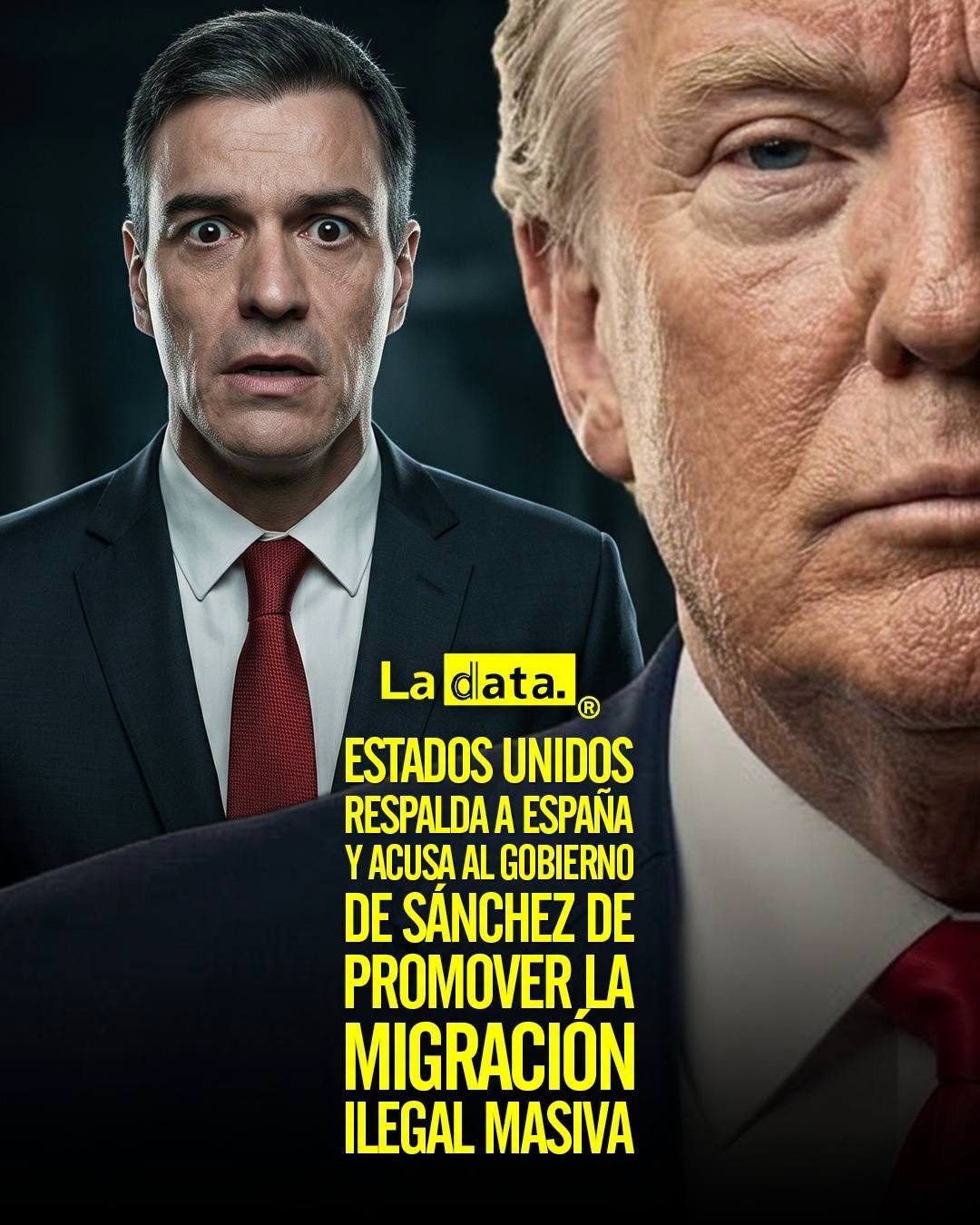 #Tendencia Estados Unidos respalda a España y acusa al Gobierno de Sánchez de promover la migración ilegal masiva El Departam