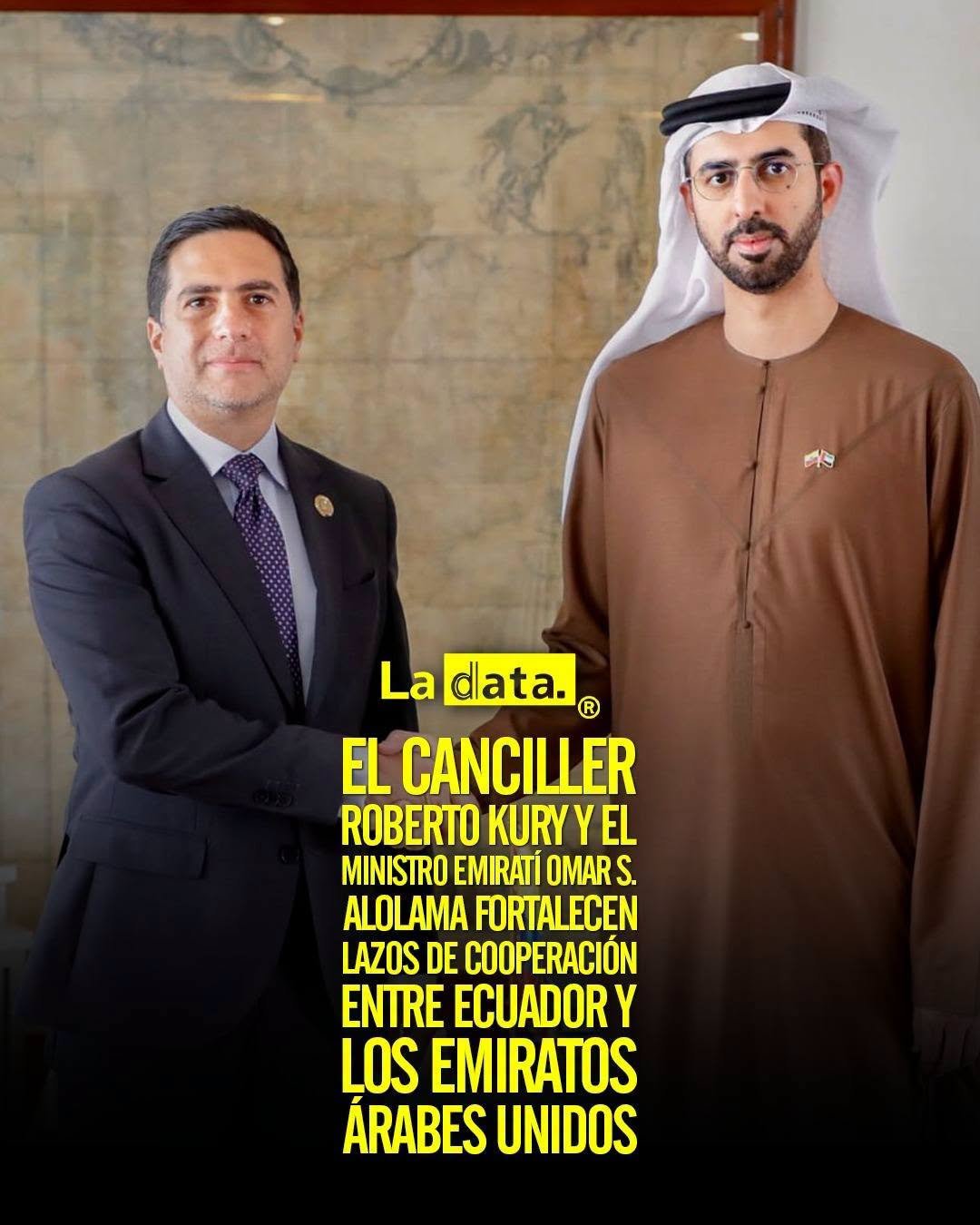 @ladataec 👈 ‎ ‎#ladata #TendenciaPolítica #Ecuador #EmiratosÁrabesUnidos