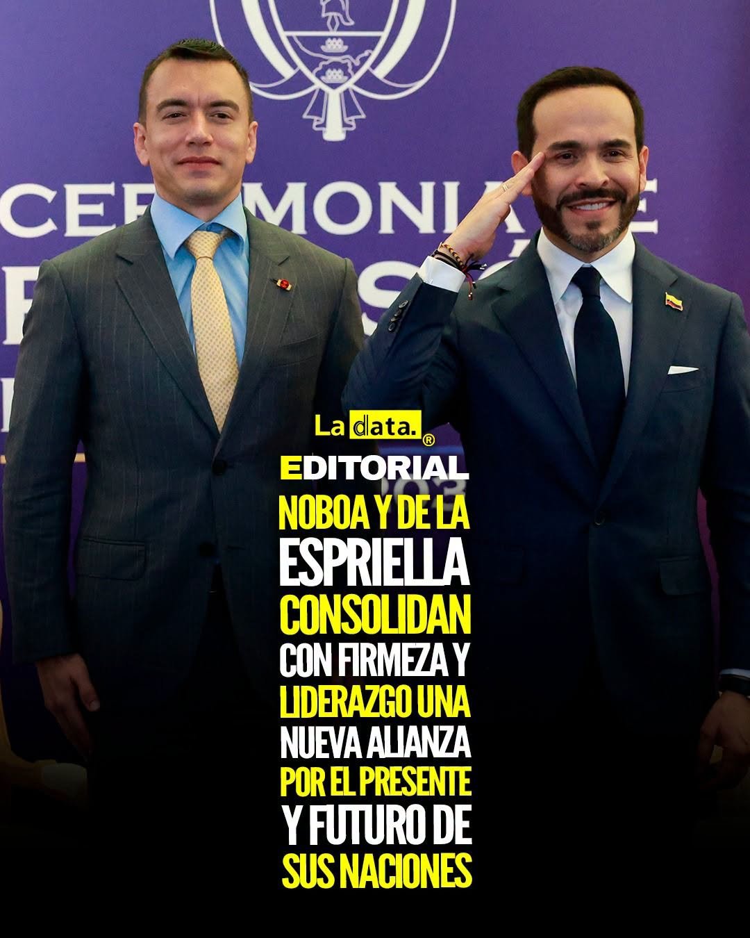 @ladataec 👈 ‎ ‎#ladata #TendenciaPolítica #DanielNoboa #AbelardoDeLaEspriella
