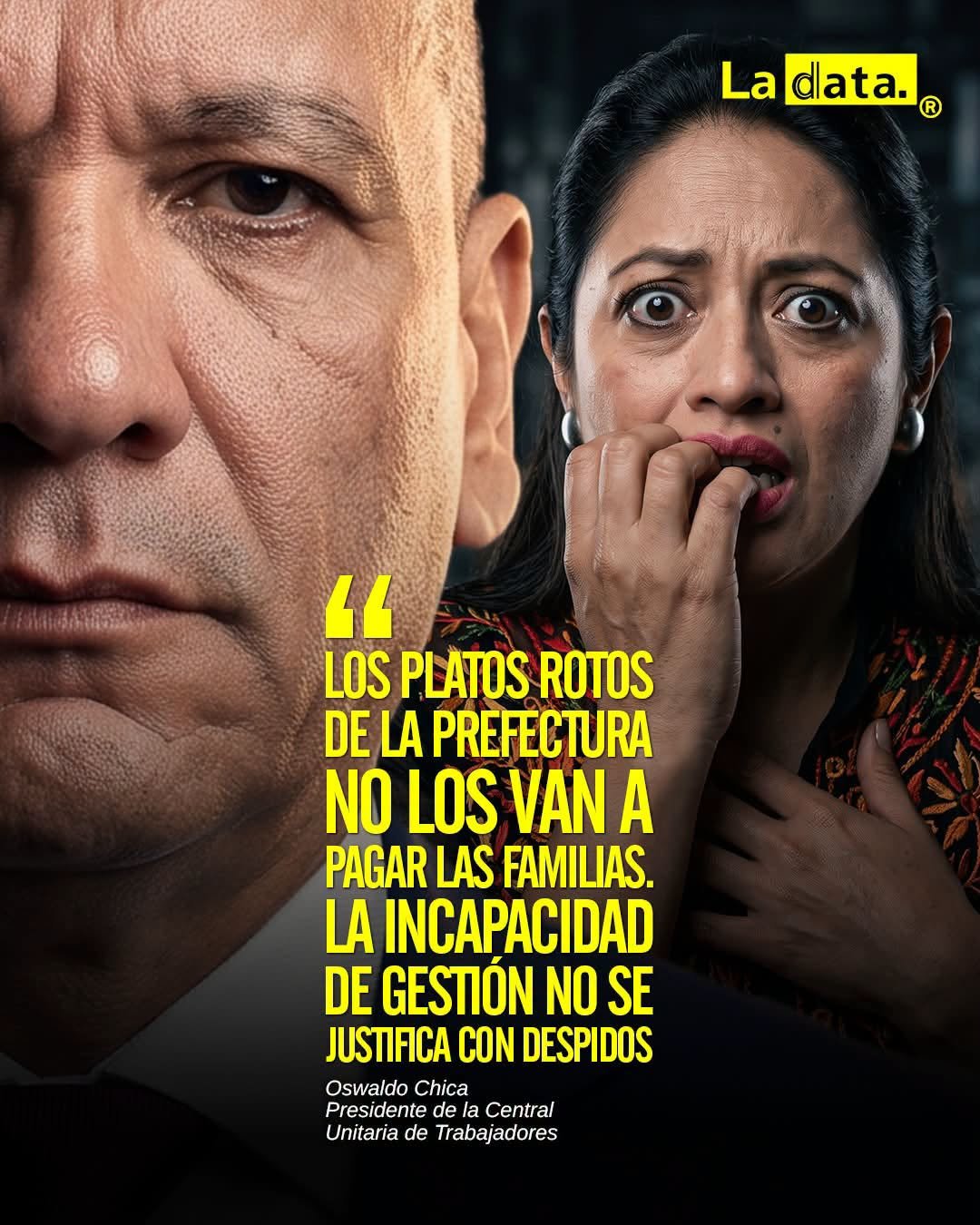 @ladataec👈 #ladata #TendenciaPolítica #OswaldoChica  #CUT