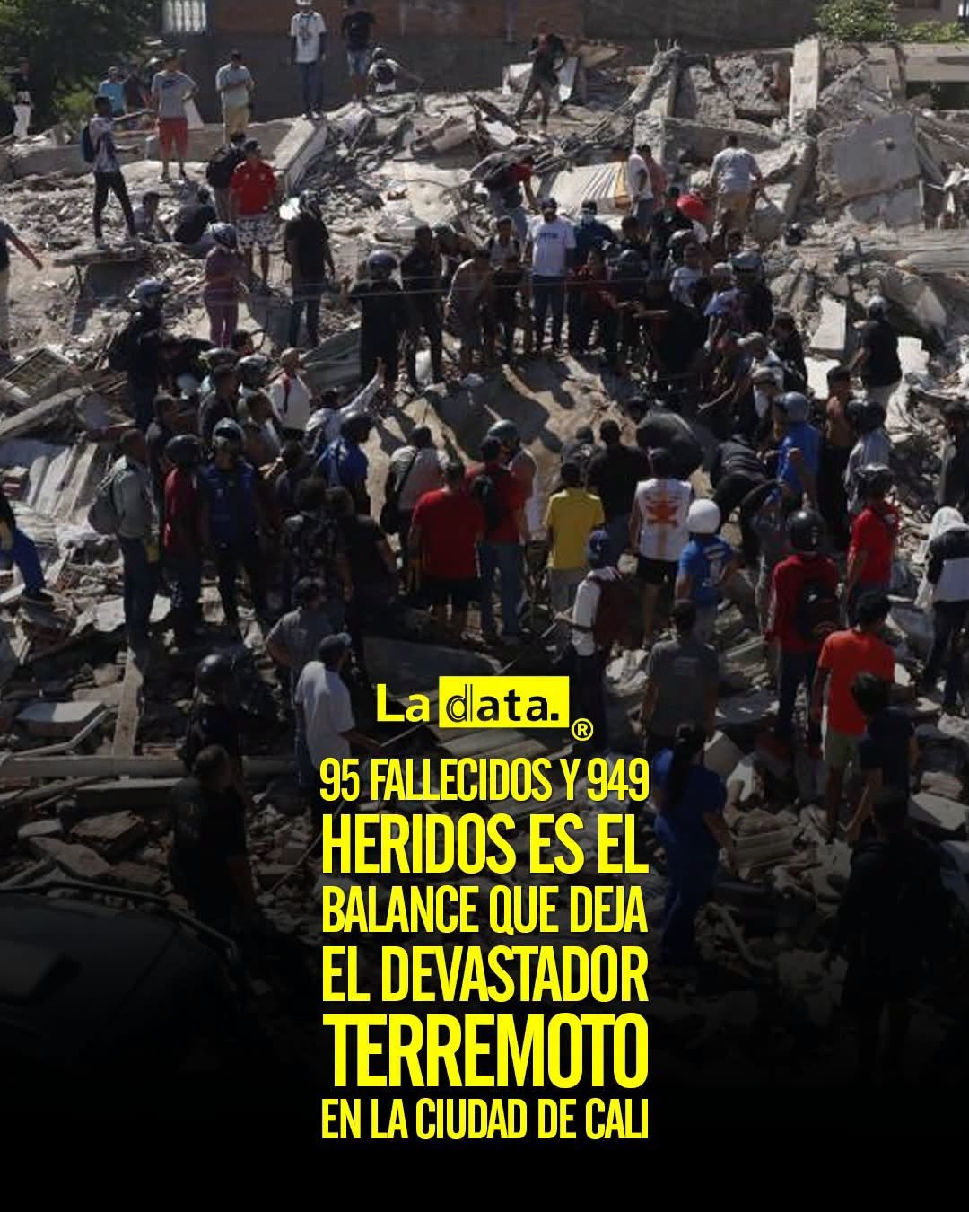 @ladataec 👈 ‎ ‎#ladata #TendenciaPolítica #Cali #Terremoto