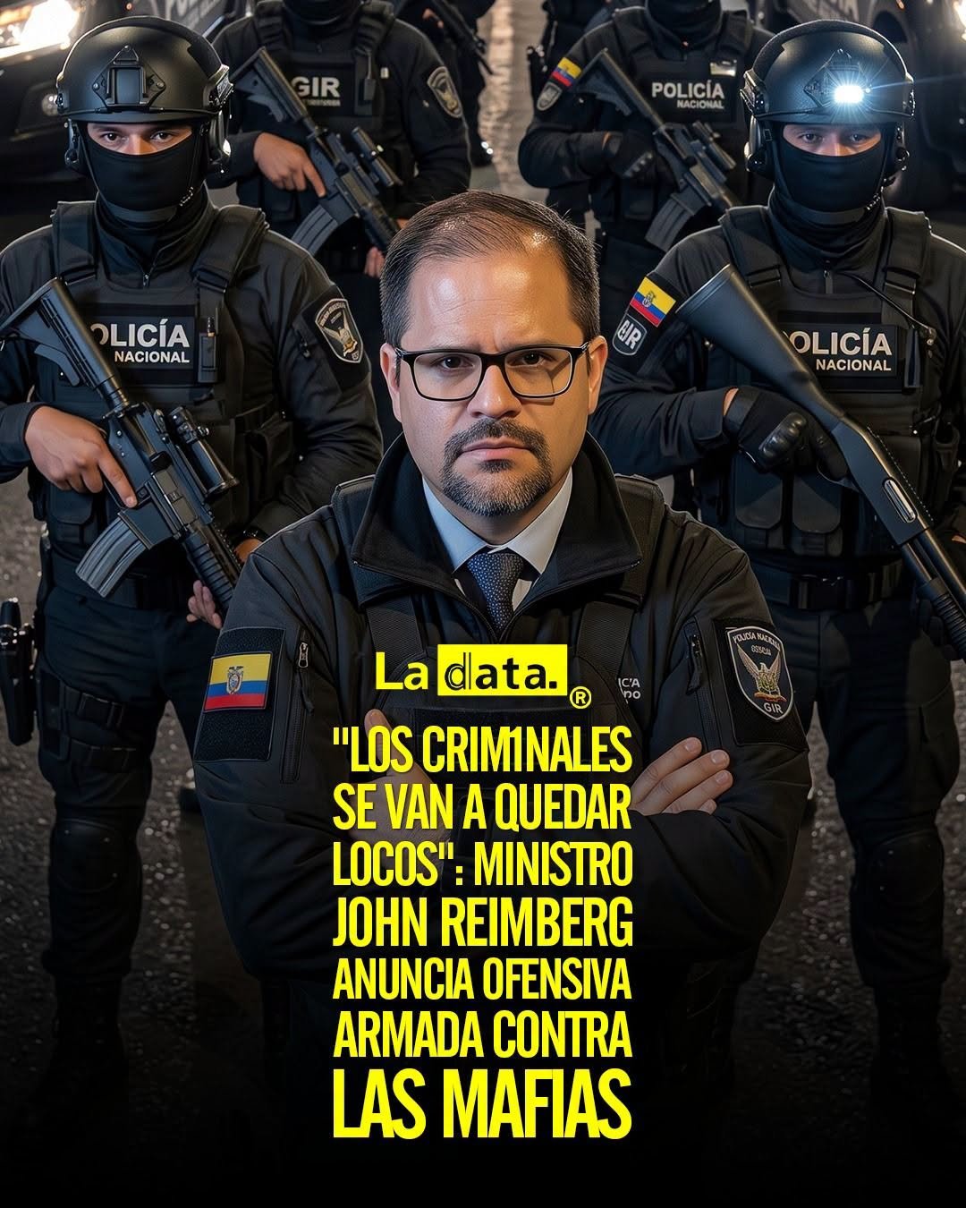 @ladataec 👈 #ladata #TendenciaPolítica #JohnReimberg #Seguridad
