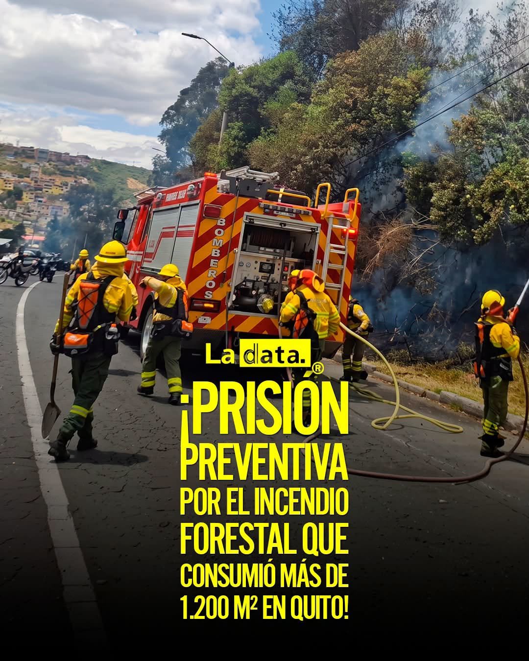 @ladataec👈 #ladata #TendenciaPolítica #Quito #IncendioForestal