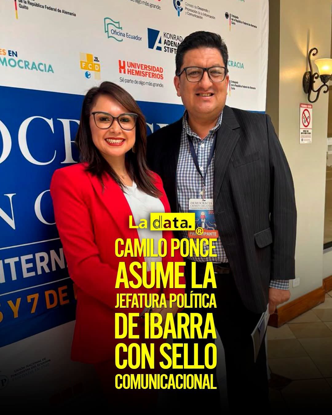 @ladataec👈 #LaData #TendenciaPolitica #Ibarra #CamiloPonce