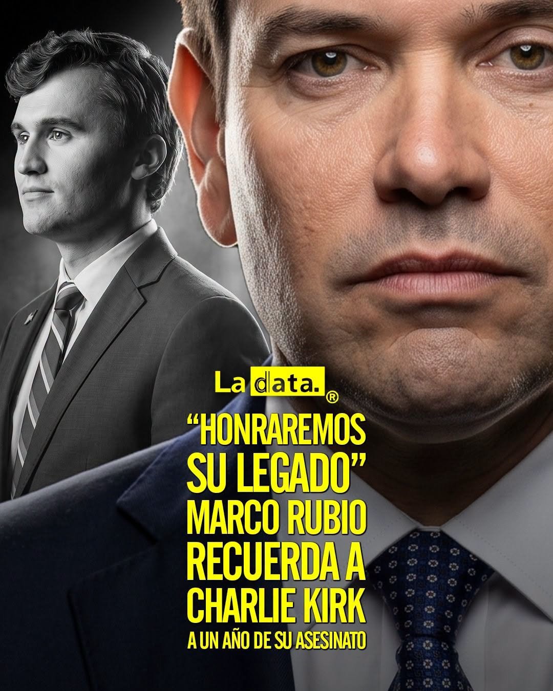 @ladataec👈 #ladata #TendenciaPolítica #Rubio #CharlieKirk
