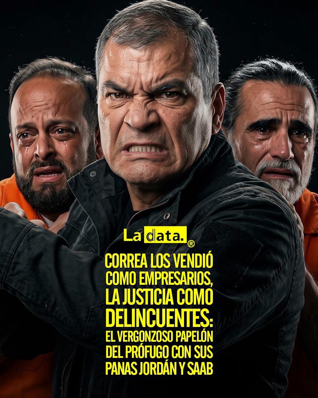 @ladataec 👈 ‎ ‎#ladata #TendenciaPolítica #RafaelCorrea #XavierJordán