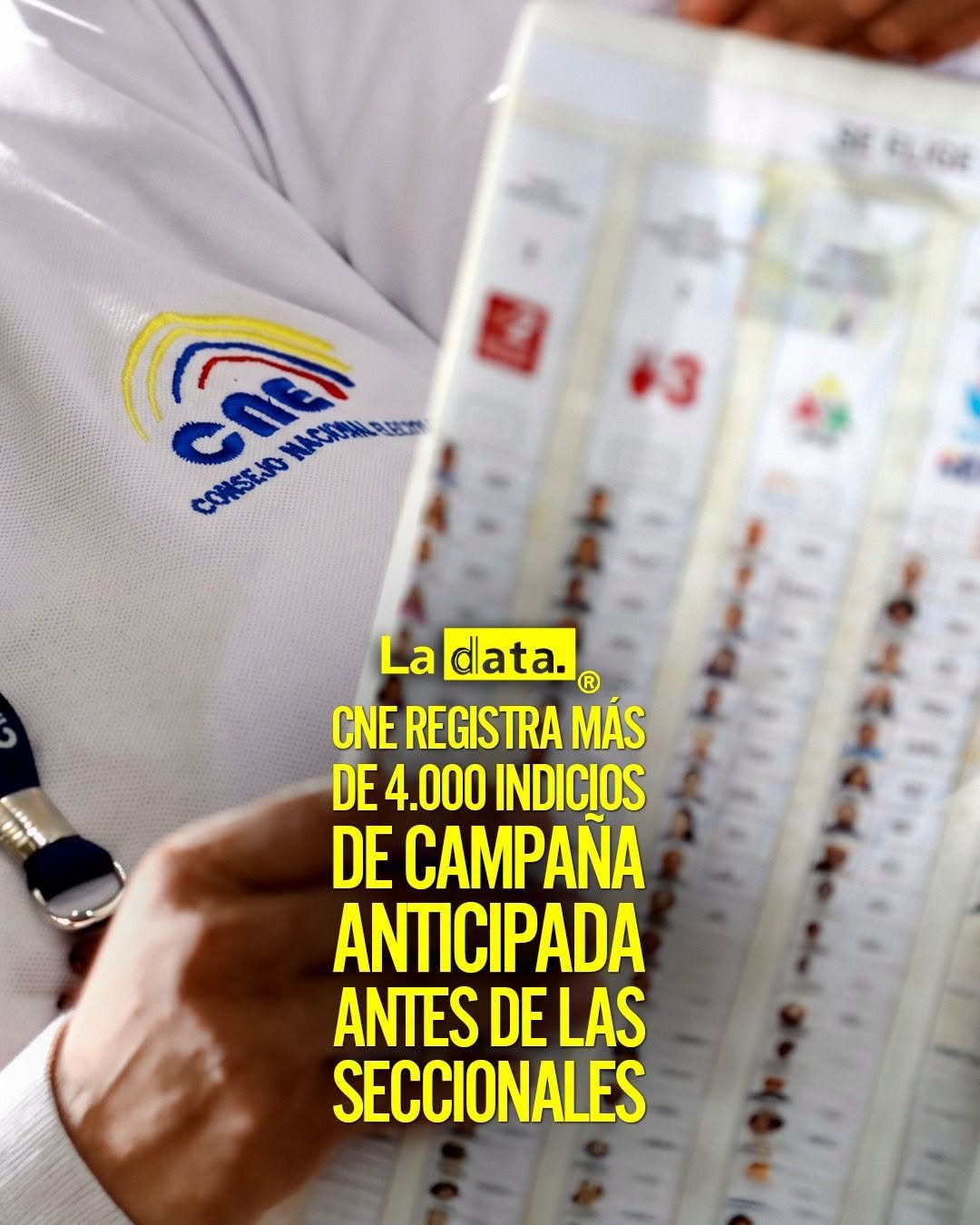 @ladataec👈 #LaData #TemdenciaPolítica #CNE #elecciones