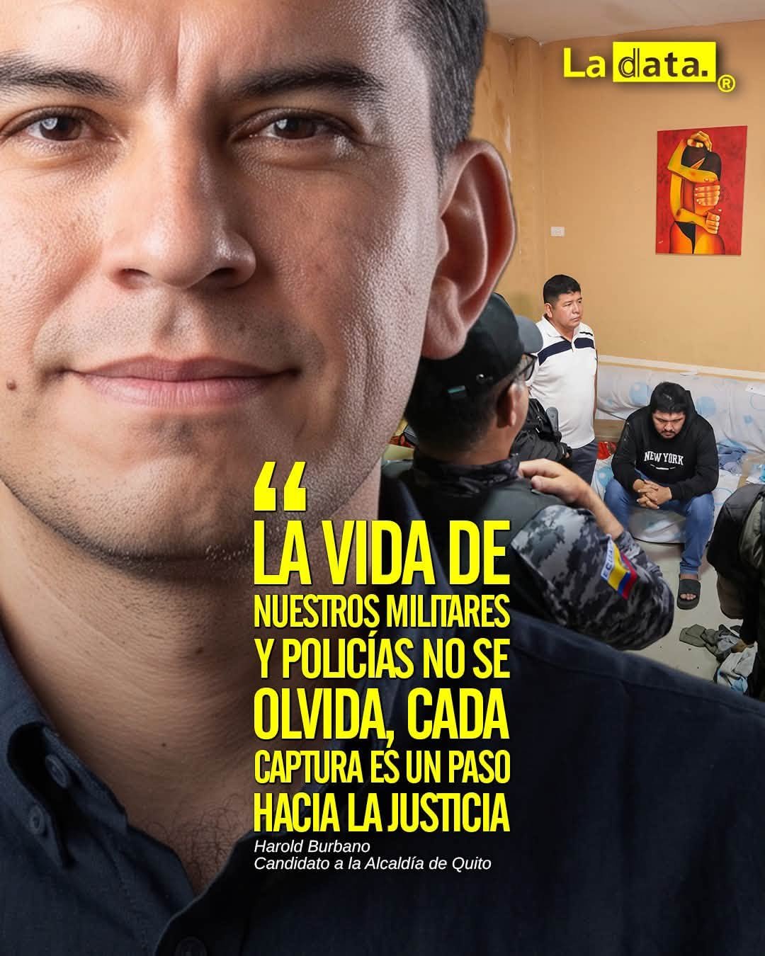 @ladataec 👈 ‎ ‎#ladata #TendenciaPolítica #HaroldBurbano #DanielNoboa