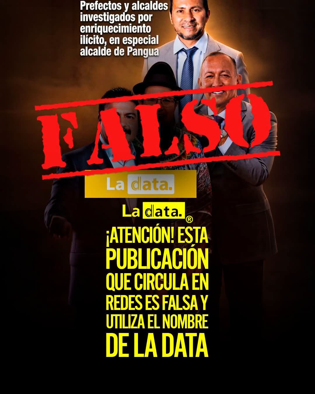 @ladataec👈 #LaData #TendenciaPolítica #InformaciónFalsa #Pangua